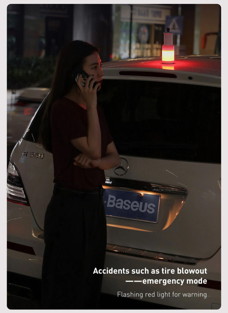 Baseus Car Emergency Rechargeable Light - MegaOne Pakistan