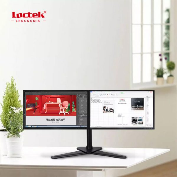 Loctek Dual-Screen Monitor Stand