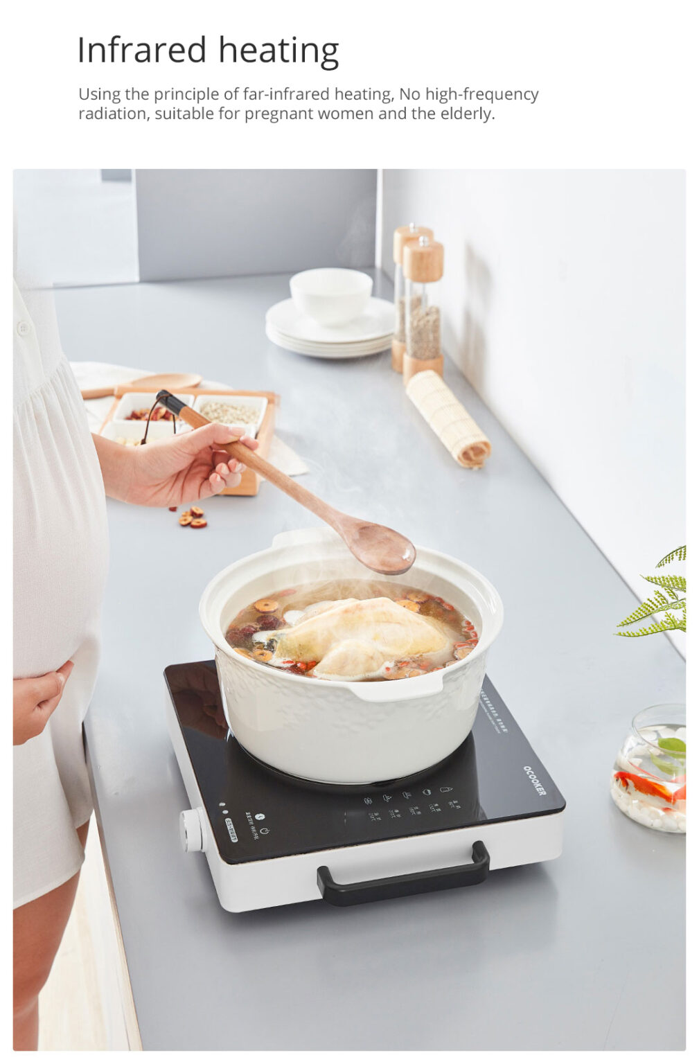 Xiaomi Qcooker Kitchen Electric Ceramic Induction Stove MegaOne Pakistan