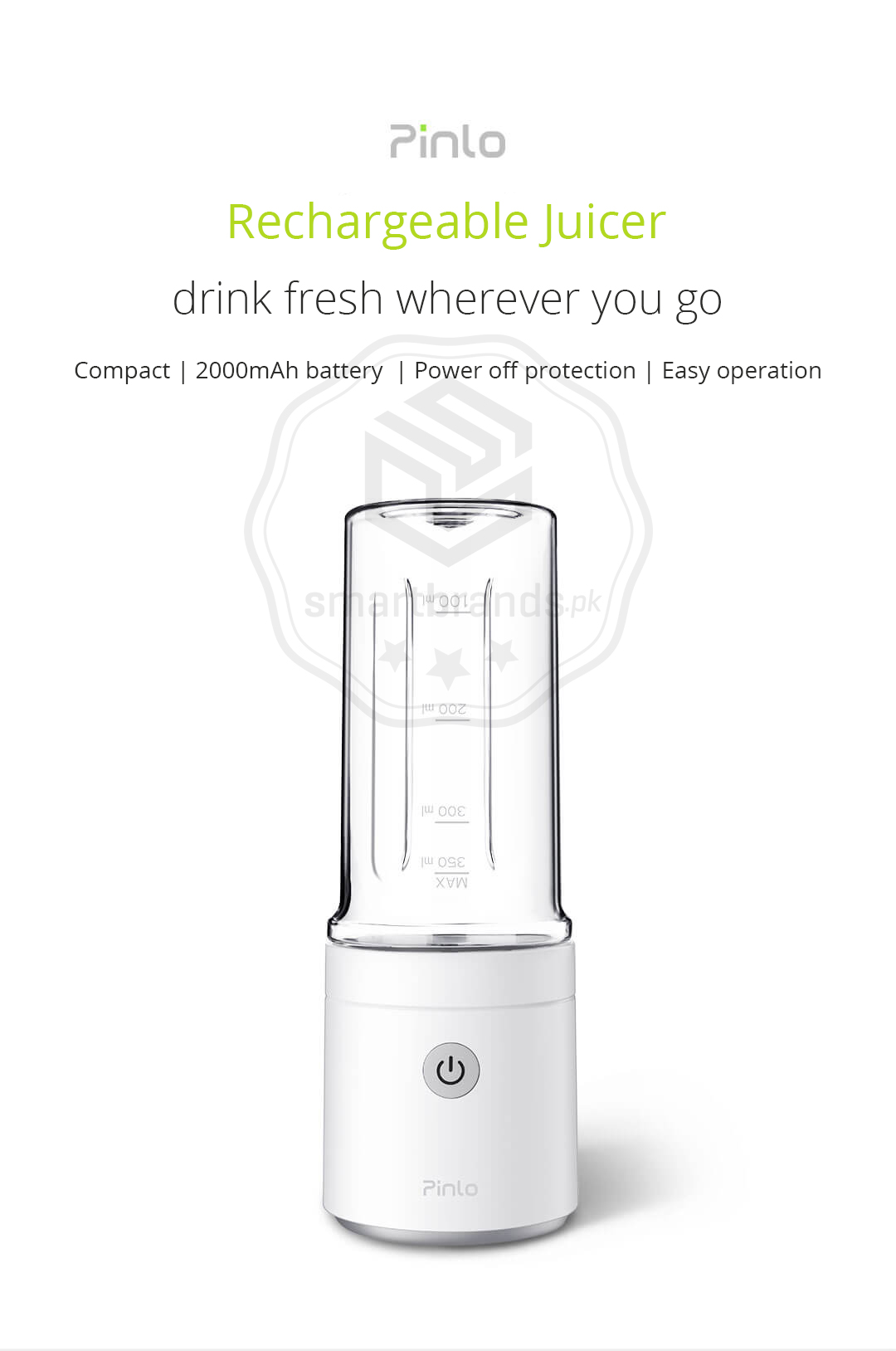 Pinlo rechargeable juicer. Rechargeable Juicer drink fresh wherever you go