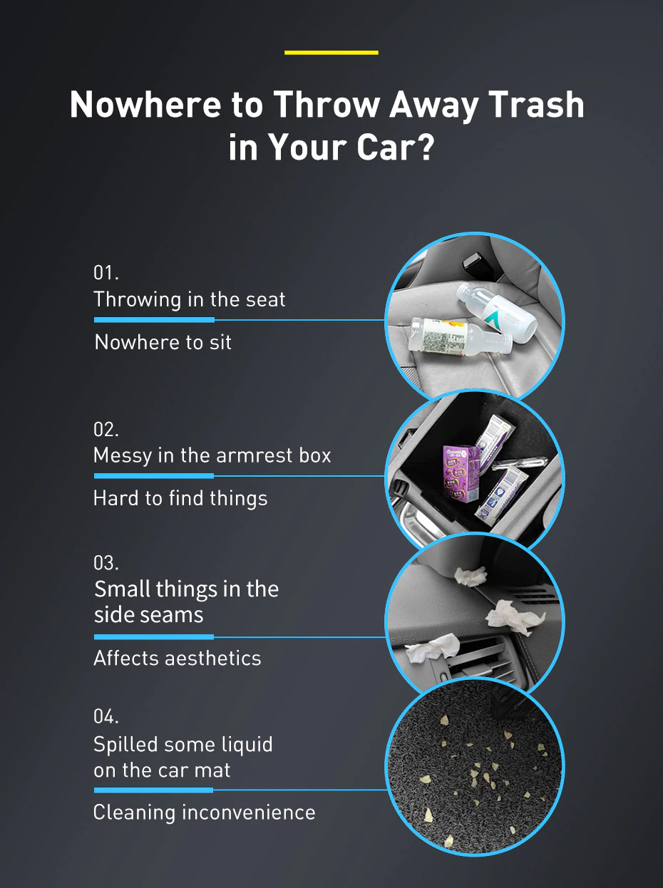 Nowhere to Throw Away Trash in Your Car?