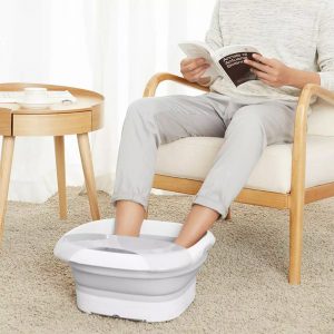 Xiaomi Leravan Folding Massage Foot Bath - Grey